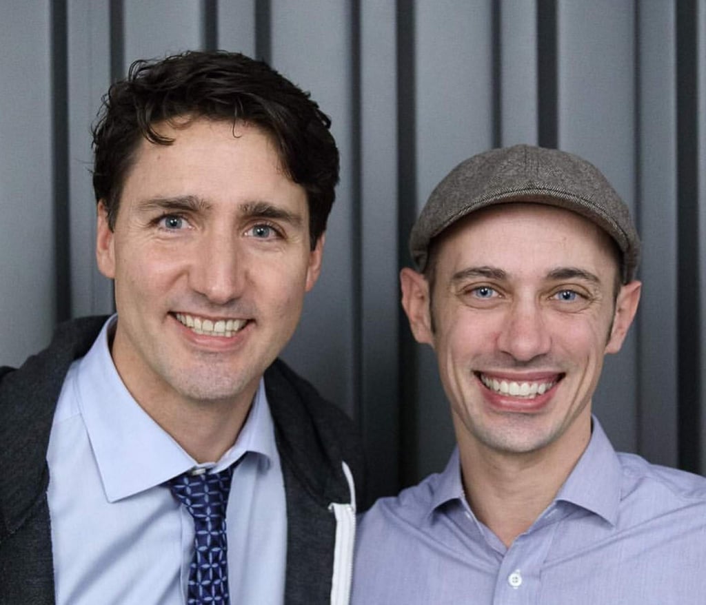 Lütke also got to meet the prime minister of Canada, Justin Trudeau. Photo: @tobi/Instagram Lütke also got to meet the prime minister of Canada, Justin Trudeau. Photo: @tobi/Instagram