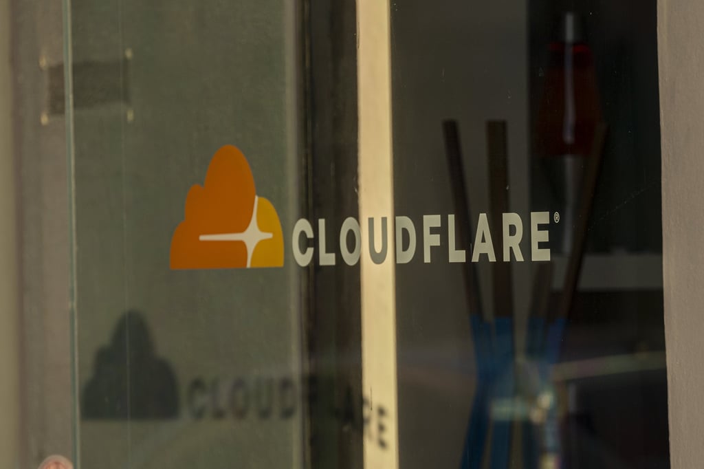 Cloudflare headquarters in San Francisco; the internet security company is being asked to drop Russian clients. Photo: Bloomberg Cloudflare headquarters in San Francisco; the internet security company is being asked to drop Russian clients. Photo: Bloomberg