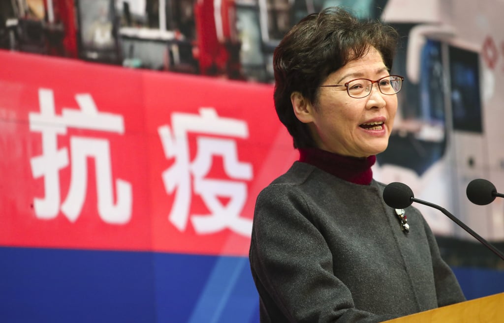 Chief Executive Carrie Lam. Photo: Edmond So