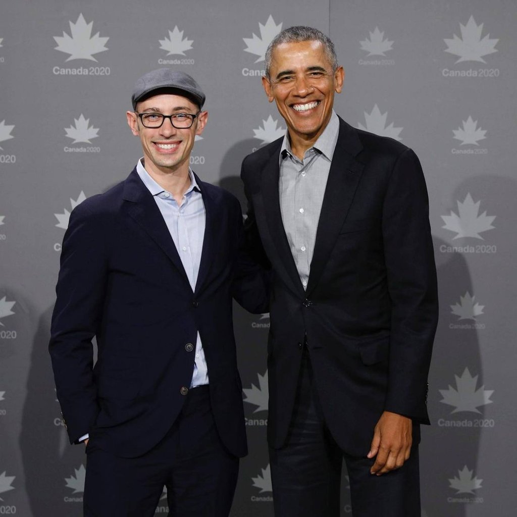 Canadian entrepreneur Tobi Lütke’s contribution to the IT industry has allowed him to meet significant figures such as former US president Barack Obama. Photo: @tobi/Instagram Canadian entrepreneur Tobi Lütke’s contribution to the IT industry has allowed him to meet significant figures such as former US president Barack Obama. Photo: @tobi/Instagram