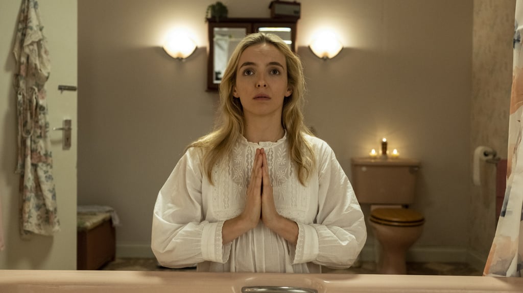 Jodie Comer in a scene from the final season of Killing Eve. Photo: AP