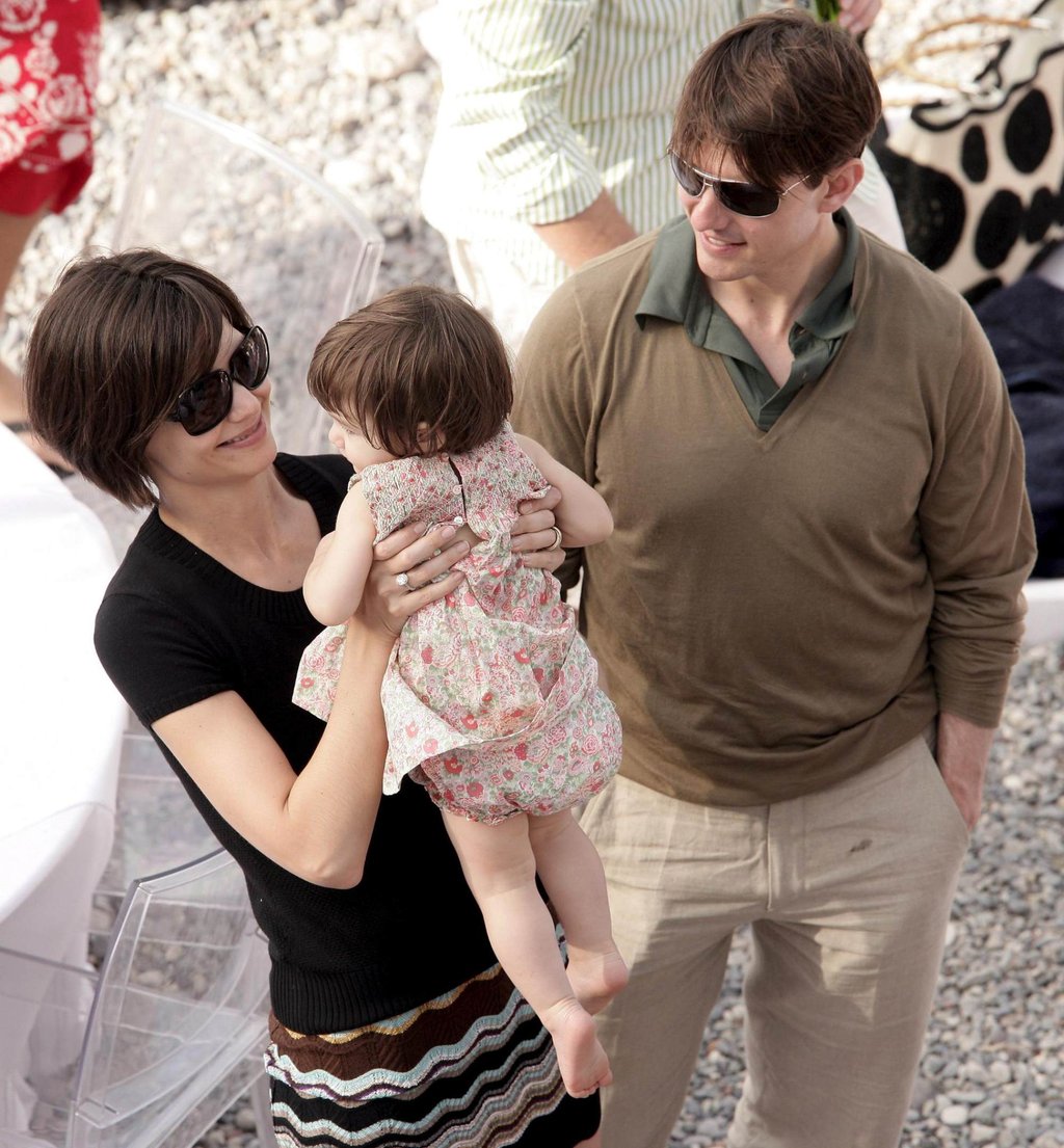 Tom Cruise and Katie Holmes with their daughter Suri in Antibes, southern France, in 2007. Photo: EPA Tom Cruise and Katie Holmes with their daughter Suri in Antibes, southern France, in 2007. Photo: EPA