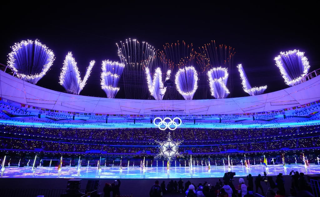 Fireworks go off above China’s National Stadium during the closing ceremony of the Beijing 2022 Winter Olympic Games on February 20, 2022. Photo: DPA Fireworks go off above China’s National Stadium during the closing ceremony of the Beijing 2022 Winter Olympic Games on February 20, 2022. Photo: DPA