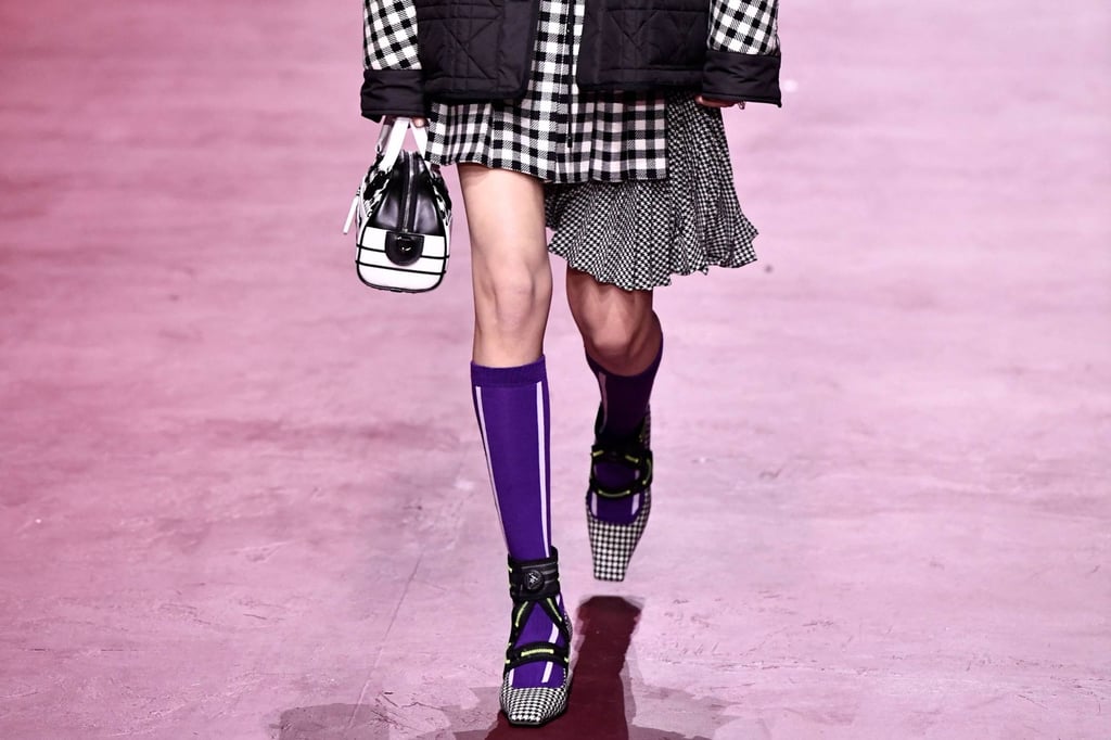 A model walks during the Christian Dior autumn/winter 2022-2023 collection fashion show. Photo: Agence France-Presse
