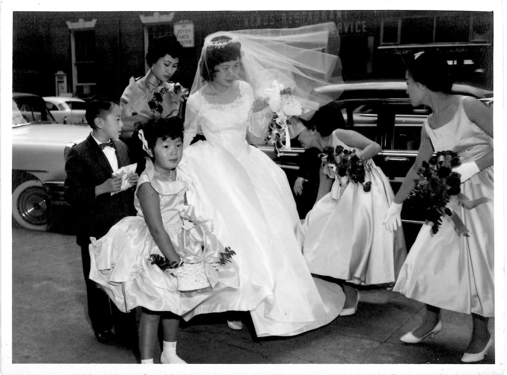 Anna Sui as a flower girl at a family wedding. Photo: Fred Fang Anna Sui as a flower girl at a family wedding. Photo: Fred Fang