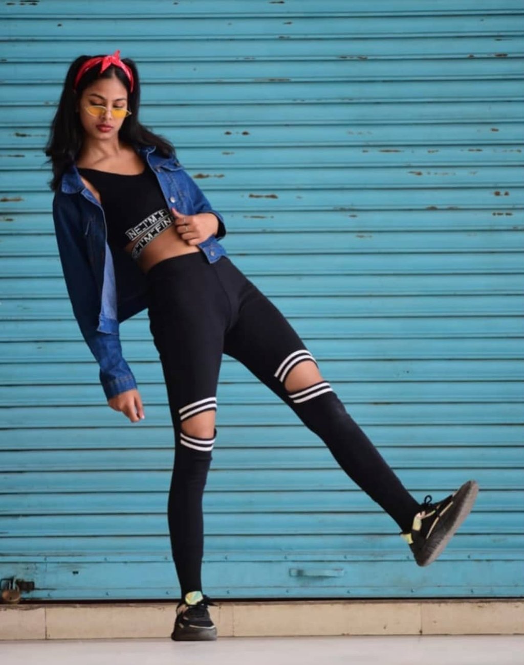 Lenka stood out from the crowd. Photo: @shreya.lenka/Instagram