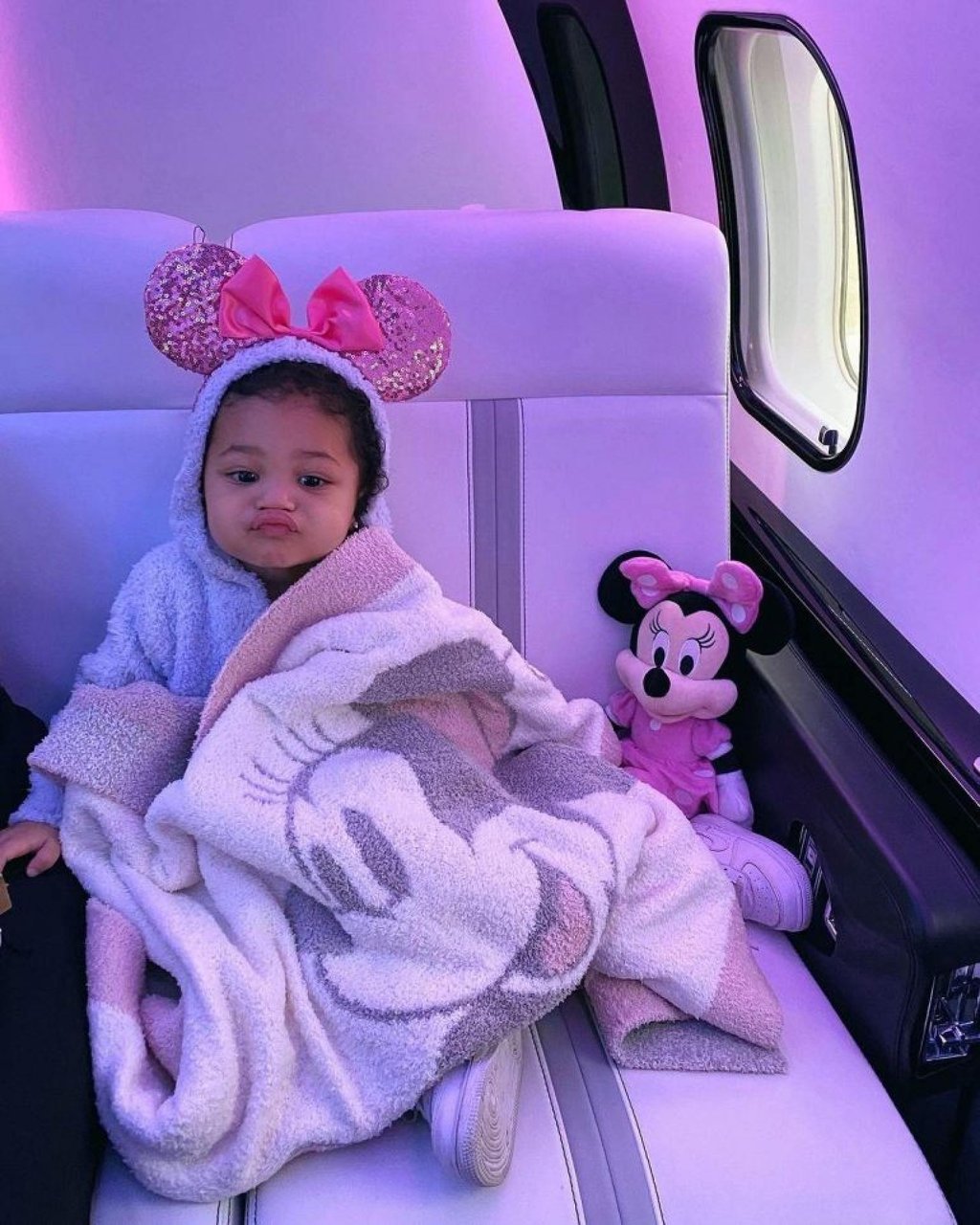 Stormi Webster, Kylie Jenner’s daughter, headed for Disneyland. Photo: @kyliejenner/Instagram Stormi Webster, Kylie Jenner’s daughter, headed for Disneyland. Photo: @kyliejenner/Instagram