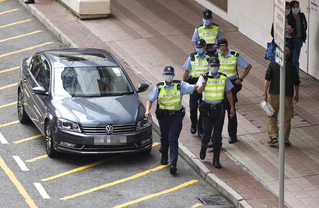 A police mobile video team on patrol. Photo: Nora Tam A police mobile video team on patrol. Photo: Nora Tam
