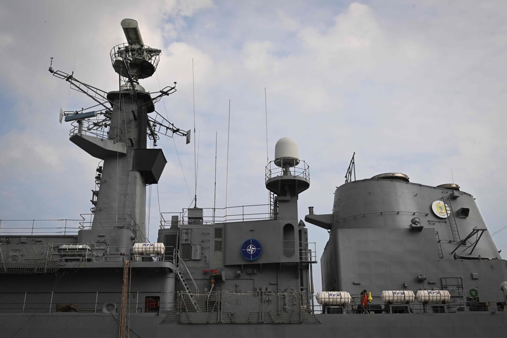 In the military port of Constanta, the Romanian frigate Regele Ferdinand is preparing to set sail on a Black Sea that is more tense than ever with the war in Ukraine and the threat of a growing Russian influence. March 4, 2022 Photo: AFP In the military port of Constanta, the Romanian frigate Regele Ferdinand is preparing to set sail on a Black Sea that is more tense than ever with the war in Ukraine and the threat of a growing Russian influence. March 4, 2022 Photo: AFP