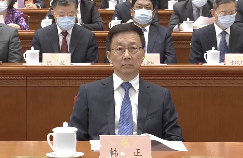 Vice-Premier Han Zheng. Photo: CCTV