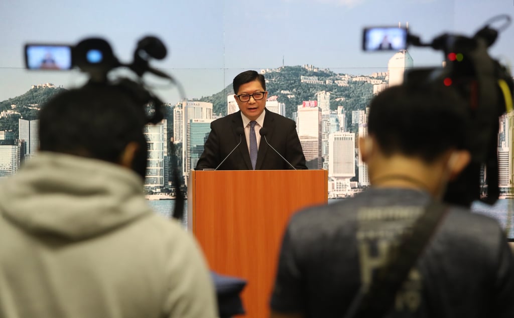 Secretary for Security Chris Tang. Photo: Edmond So Secretary for Security Chris Tang. Photo: Edmond So