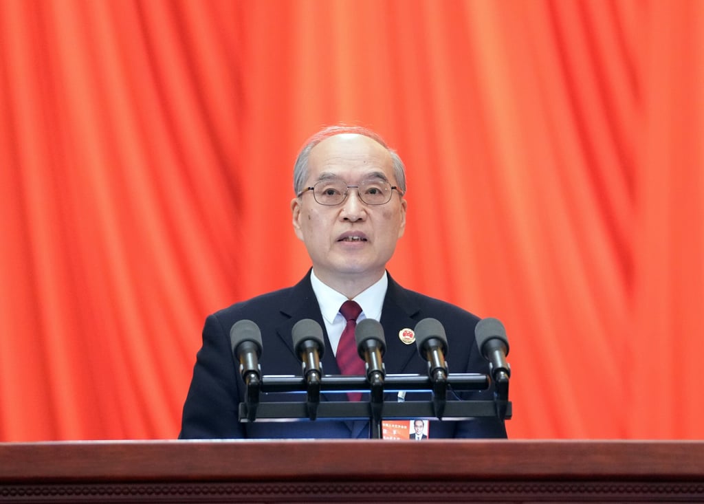 Top prosecutor Zhang Jun pledged to do more to bring human traffickers to justice. Photo: Xinhua Top prosecutor Zhang Jun pledged to do more to bring human traffickers to justice. Photo: Xinhua