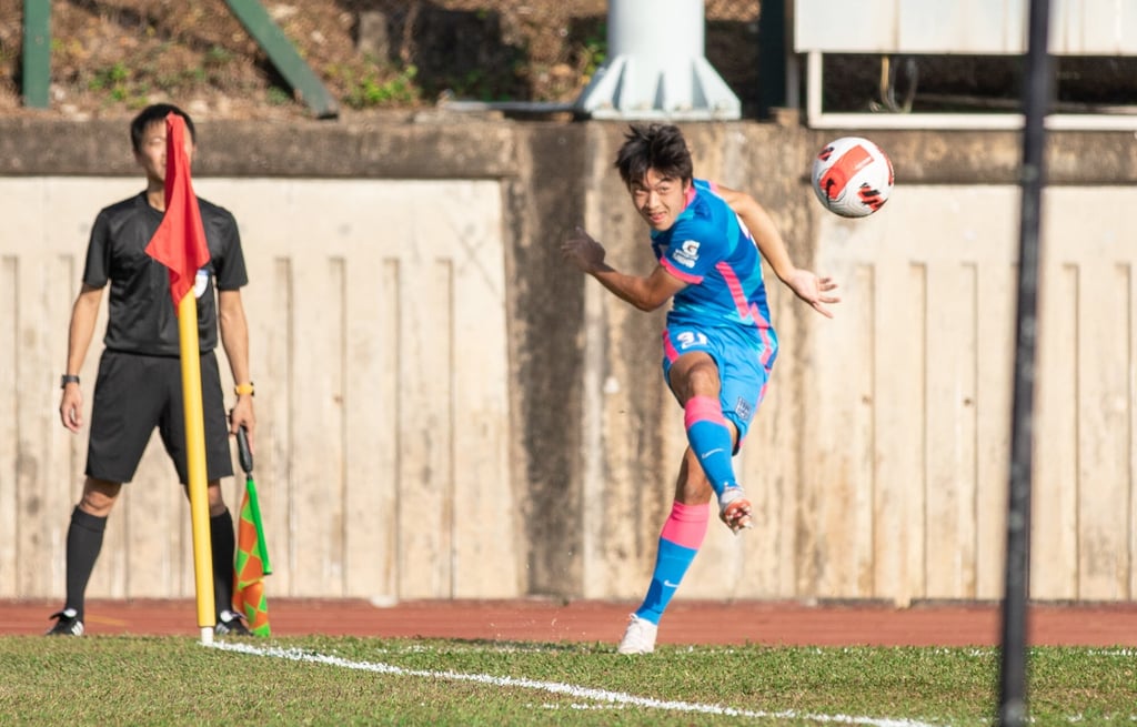 Kitchee under-18 midfielder Chen Ngo-hin in a Hong Kong Premier Youth League game. Photo: Kitchee