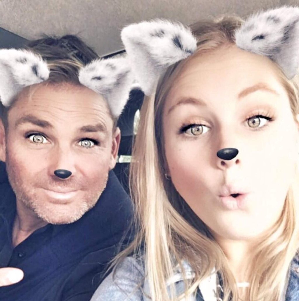 Shane Warne and his eldest daughter Brooke. Photo: @shanewarne23/Instagram Shane Warne and his eldest daughter Brooke. Photo: @shanewarne23/Instagram