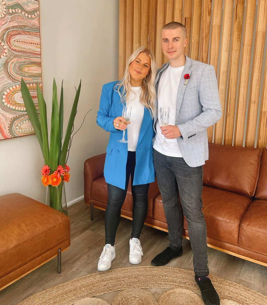 Brooke Warne and her partner Alex Heath. Photo: @brookewarne/Instagram Brooke Warne and her partner Alex Heath. Photo: @brookewarne/Instagram