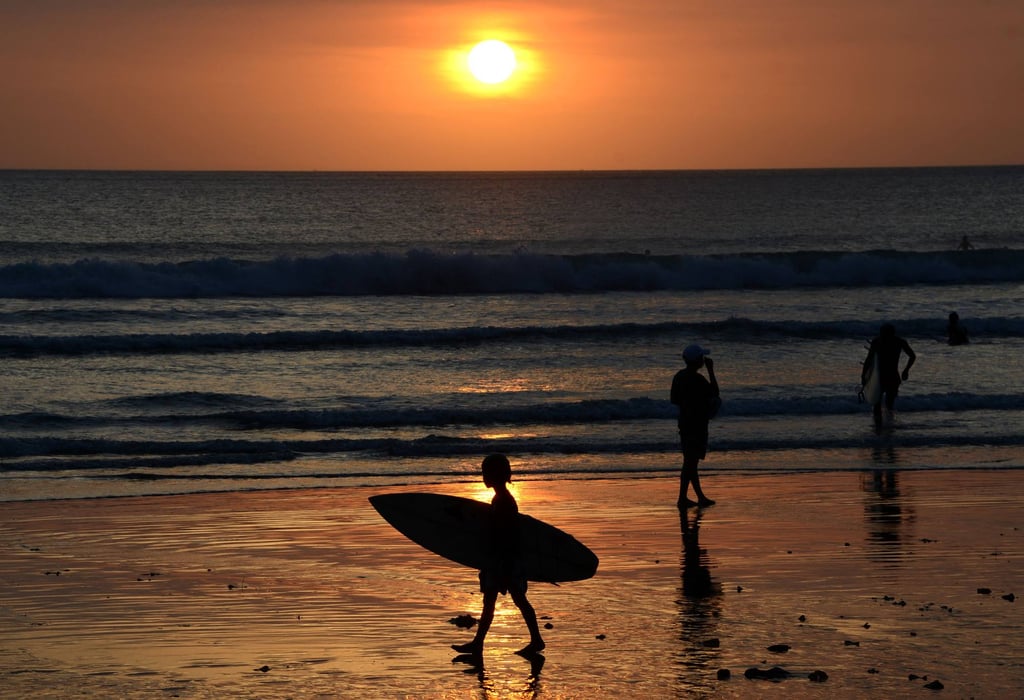 Kuta beach near Denpasar, Bali. Photo: AFP
