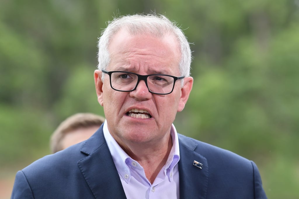 Australian Prime Minister Scott Morrison. Photo: EPA