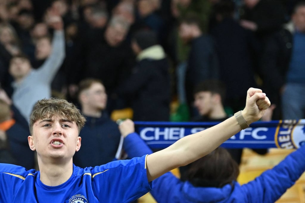 Chelsea’s fans celebrate at the end of the English Premier League football match between Norwich City and Chelsea at Carrow Road Stadium in Norwich. Photo: AFP Chelsea’s fans celebrate at the end of the English Premier League football match between Norwich City and Chelsea at Carrow Road Stadium in Norwich. Photo: AFP