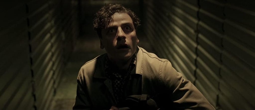 Isaac in a still from Moon Knight. Photo: Disney+