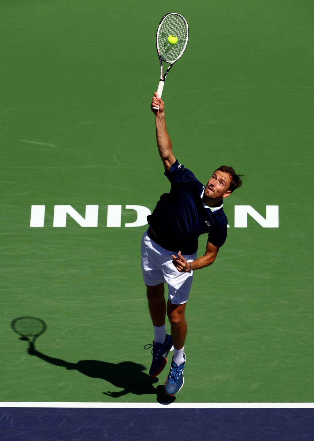 Daniil Medvedev will lose his No 1 ranking after falling to Gael Monfils in their third round match. Photo: AFP Daniil Medvedev will lose his No 1 ranking after falling to Gael Monfils in their third round match. Photo: AFP