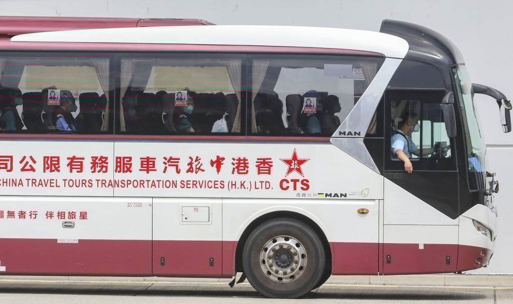 Medical staff from the mainland arrive at AsiaWorld-Expo in Hong Kong. Photo: Jelly Tse