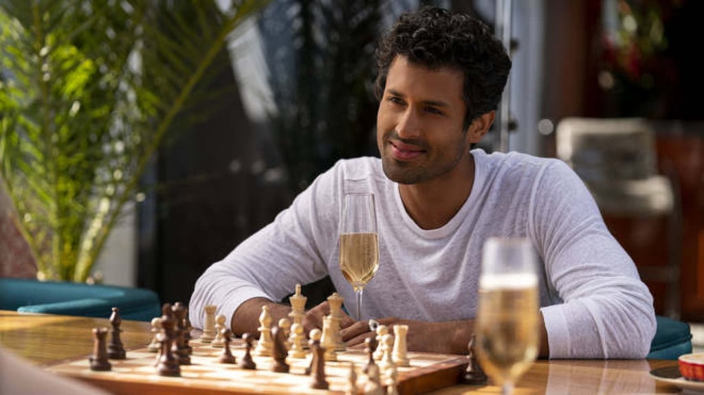 Saamer Usmani plays Chase Sikorski in Inventing Anna. Photo: Netflix Saamer Usmani plays Chase Sikorski in Inventing Anna. Photo: Netflix