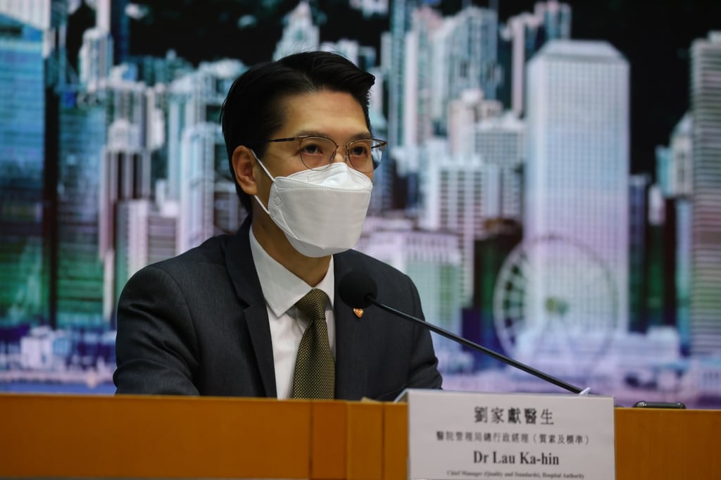 Hospital Authority Chief Manager, Dr Lau Ka-hin. Photo: Dickson Lee