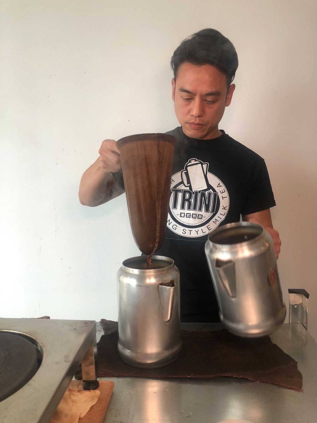 Eric Wong has started a business called Trini Hong Kong Style Milk Tea. Photo: Handout Eric Wong has started a business called Trini Hong Kong Style Milk Tea. Photo: Handout