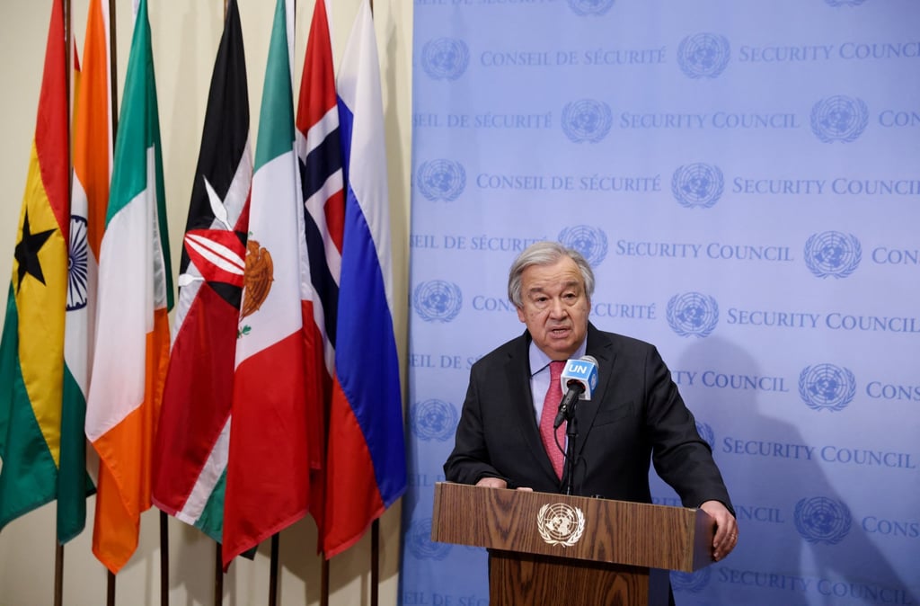 UN Secretary-General Antonio Guterres. Photo: Reuters UN Secretary-General Antonio Guterres. Photo: Reuters