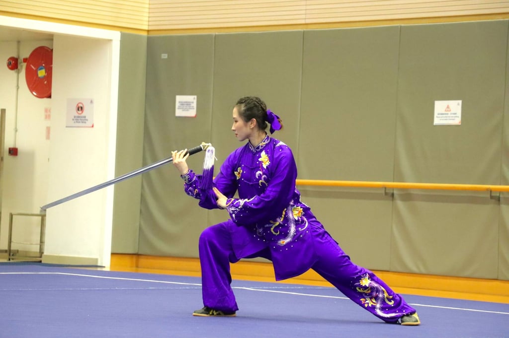 Juanita Mok scored 9.413 for her Taijijian routine and placed first in the virtual selection competition. Photo: Handout Juanita Mok scored 9.413 for her Taijijian routine and placed first in the virtual selection competition. Photo: Handout