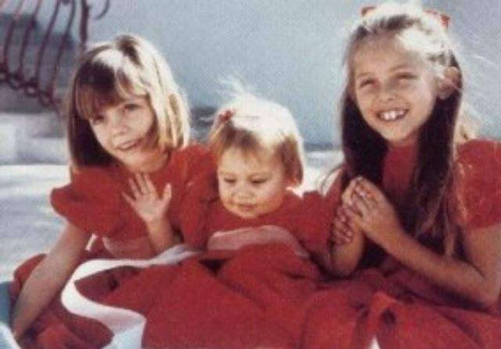 The Miller sisters as young girls in Hong Kong. Photo: @mariechantal22/Instagram The Miller sisters as young girls in Hong Kong. Photo: @mariechantal22/Instagram