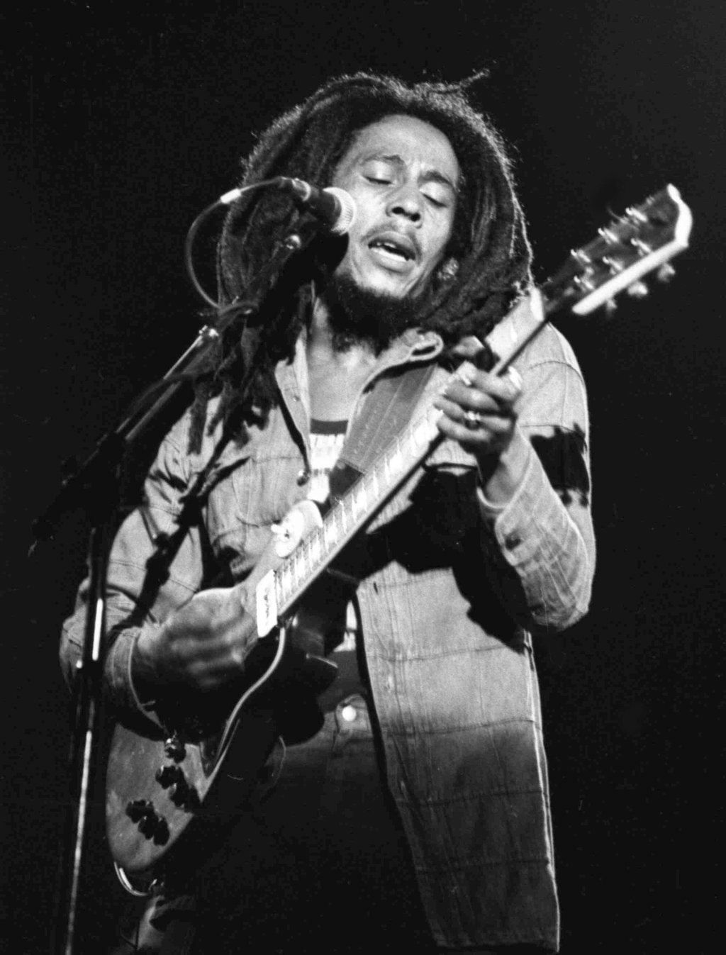 Jamaican reggae singer Bob Marley in 1980. Photo: AP