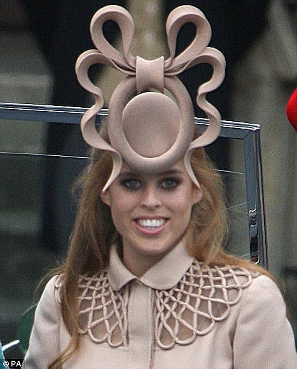 Princess Beatrice of York arrives at Westminster Abbey for the wedding ceremony of Prince William and Kate Middleton in London, Britain in April 2011. Photo: PA Princess Beatrice of York arrives at Westminster Abbey for the wedding ceremony of Prince William and Kate Middleton in London, Britain in April 2011. Photo: PA