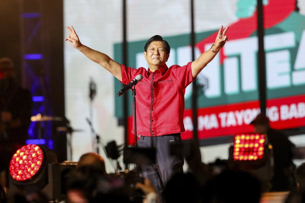 Ferdinand ‘Bongbong’ Marcos Jnr has been leading opinion polls for the Philippine presidential election. Photo: AP