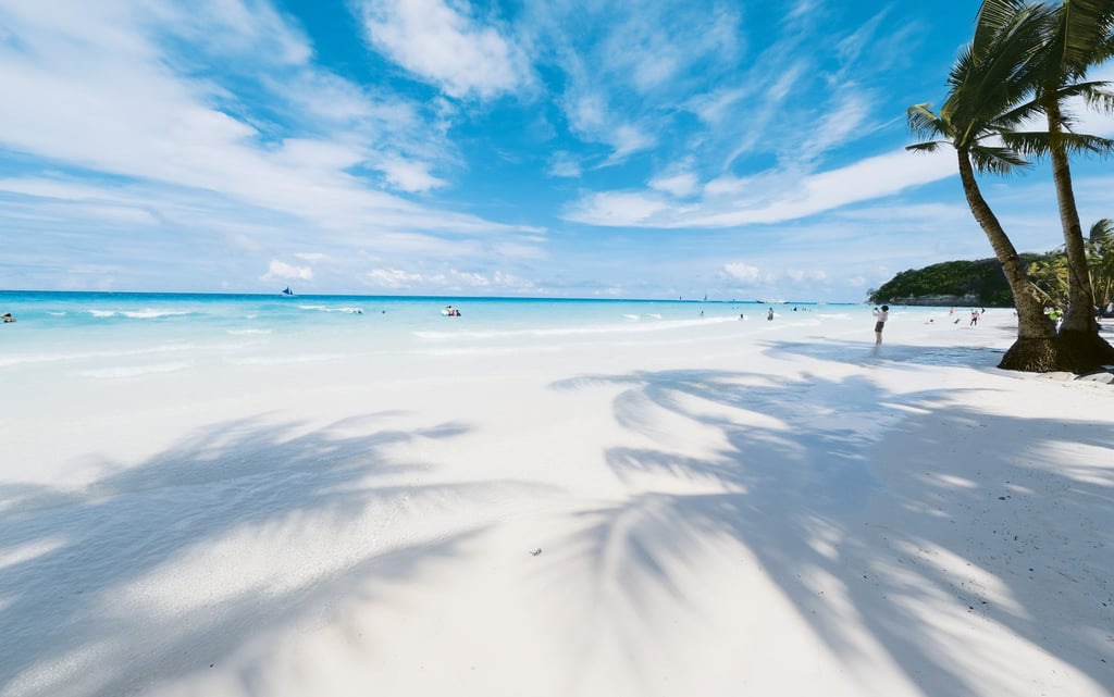 The pristine sands of White Beach, which forms one of the main stretches of coastline on Boracay Island. Photo: Department of Tourism – Philippines