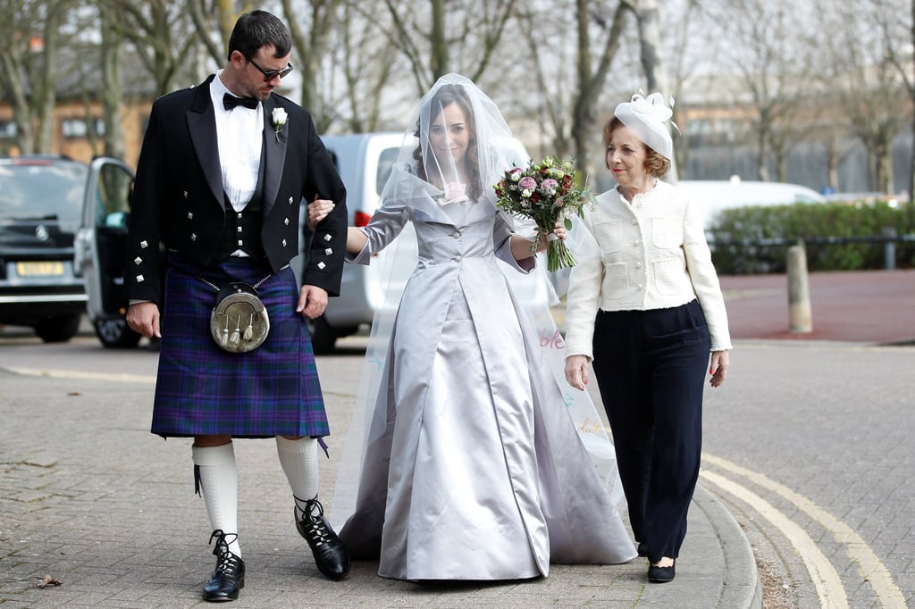 Stella Moris, the new wife of WikiLeaks founder Julian Assange, arrives at London’s Belmarsh prison before her wedding in March. Photo: Reuters Stella Moris, the new wife of WikiLeaks founder Julian Assange, arrives at London’s Belmarsh prison before her wedding in March. Photo: Reuters