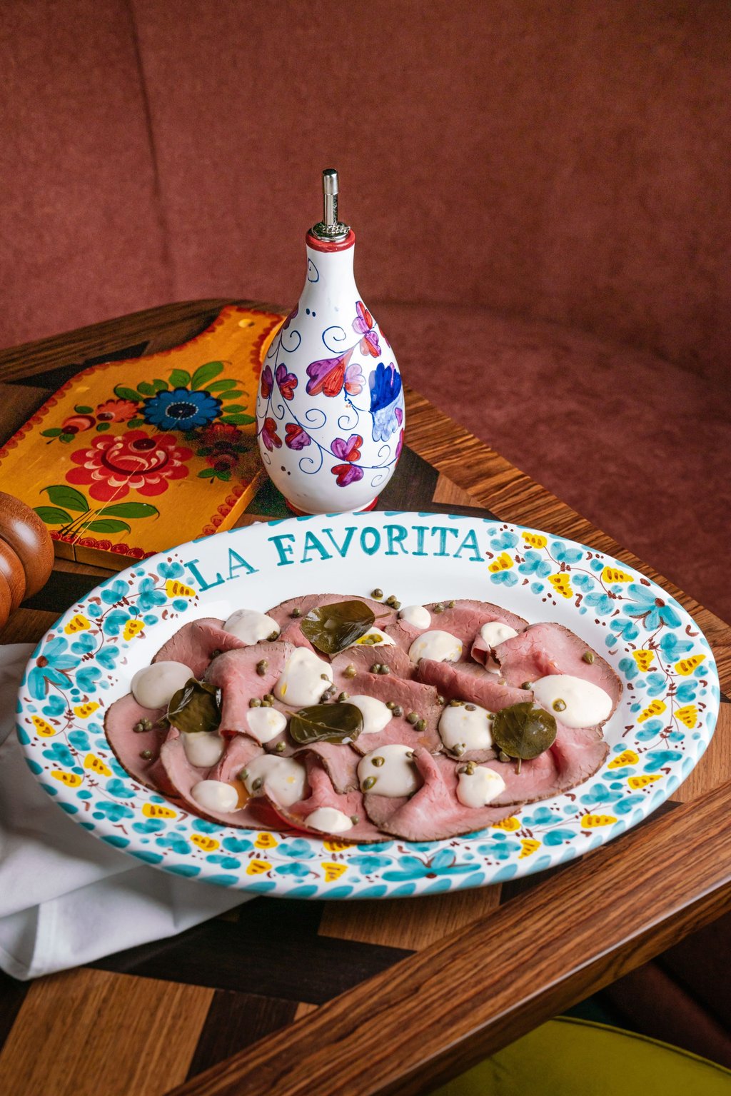 Vitello tonnato at La Favorita. Photo: La Favorita Vitello tonnato at La Favorita. Photo: La Favorita