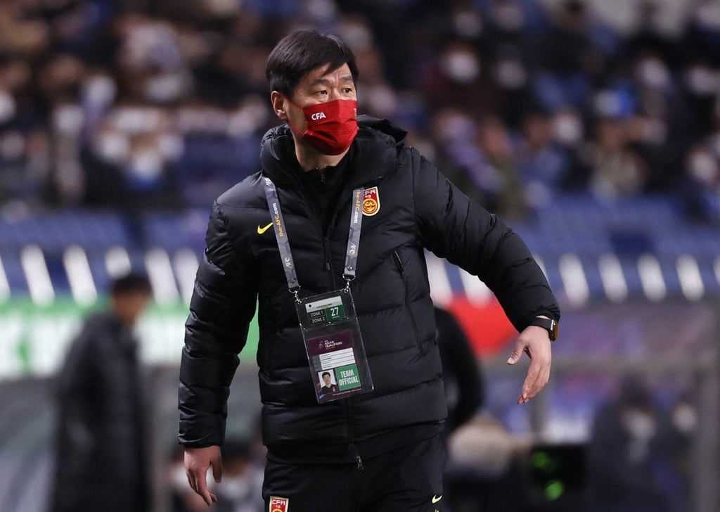 China manager Li Xiaopeng. Photo: Reuters