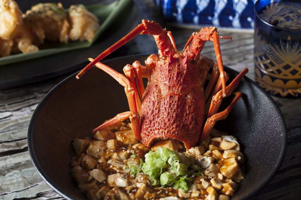 Signature South African lobster ma po tofu from Mott 32. Photo: Mott 32 Signature South African lobster ma po tofu from Mott 32. Photo: Mott 32