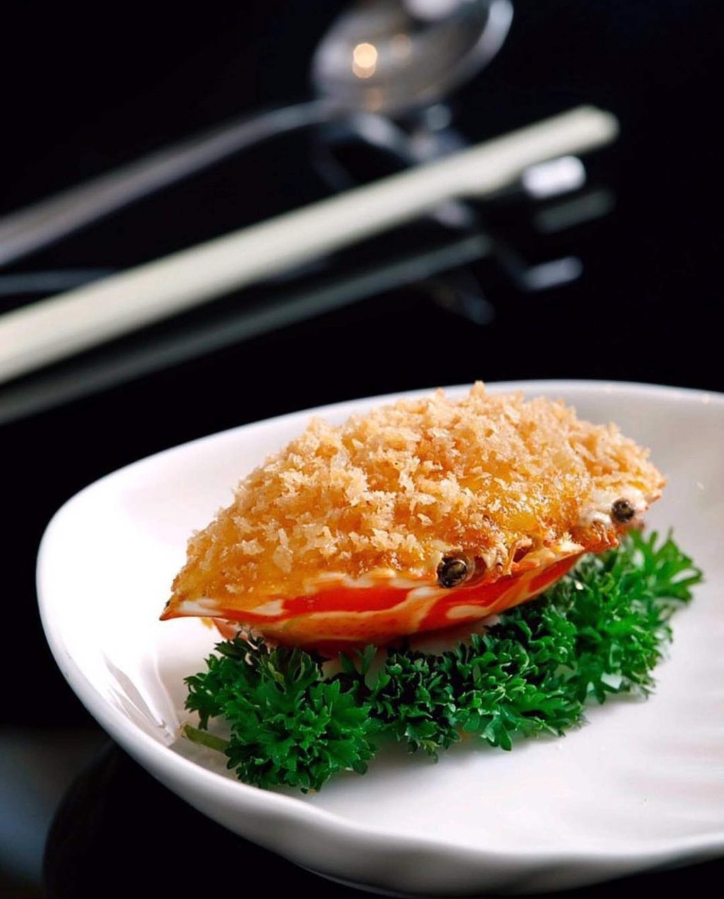 Baked crab at Imperial Treasure Fine Chinese Cuisine. Photo: Handout Baked crab at Imperial Treasure Fine Chinese Cuisine. Photo: Handout