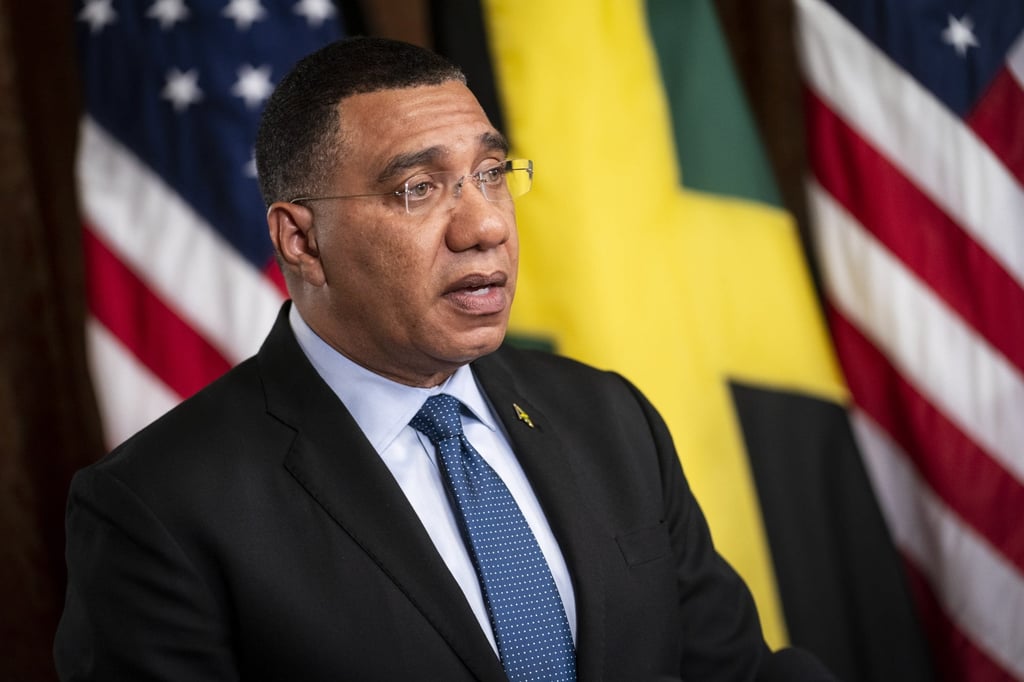 Prime Minister Andrew Holness says US VP Kamala Harris has been a ‘source of inspiration’ for young Jamaican women. Photo: EPA-EFE