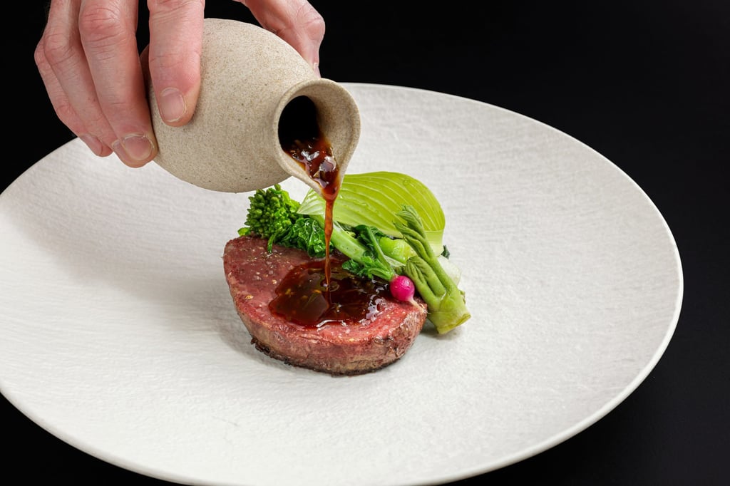 Asado, or barbecued meat, Andō style. Photo: Handout Asado, or barbecued meat, Andō style. Photo: Handout