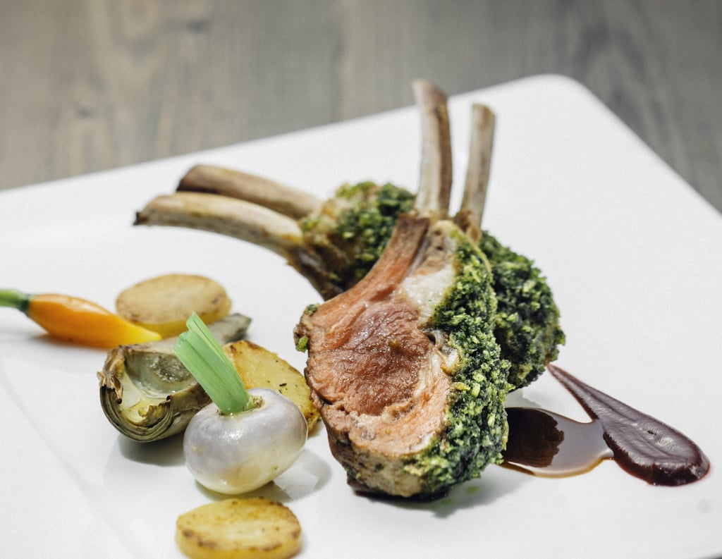 Gradini’s roasted rack of lamb. Photo: Handout