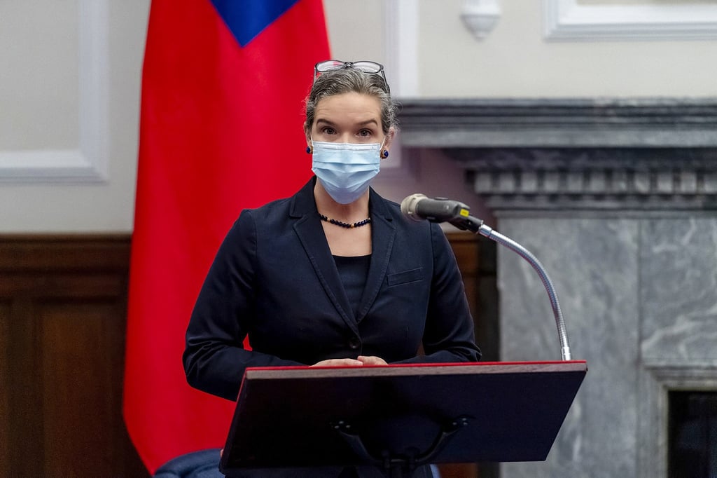 AIT director Sandra Oudkirk says the US has been working with Taiwan on supply chains. Photo: Handout