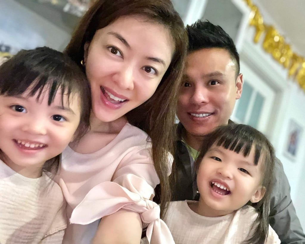 Lynn Hung with her daughters and her husband. Photo: @lynnx1010/Instagram Lynn Hung with her daughters and her husband. Photo: @lynnx1010/Instagram