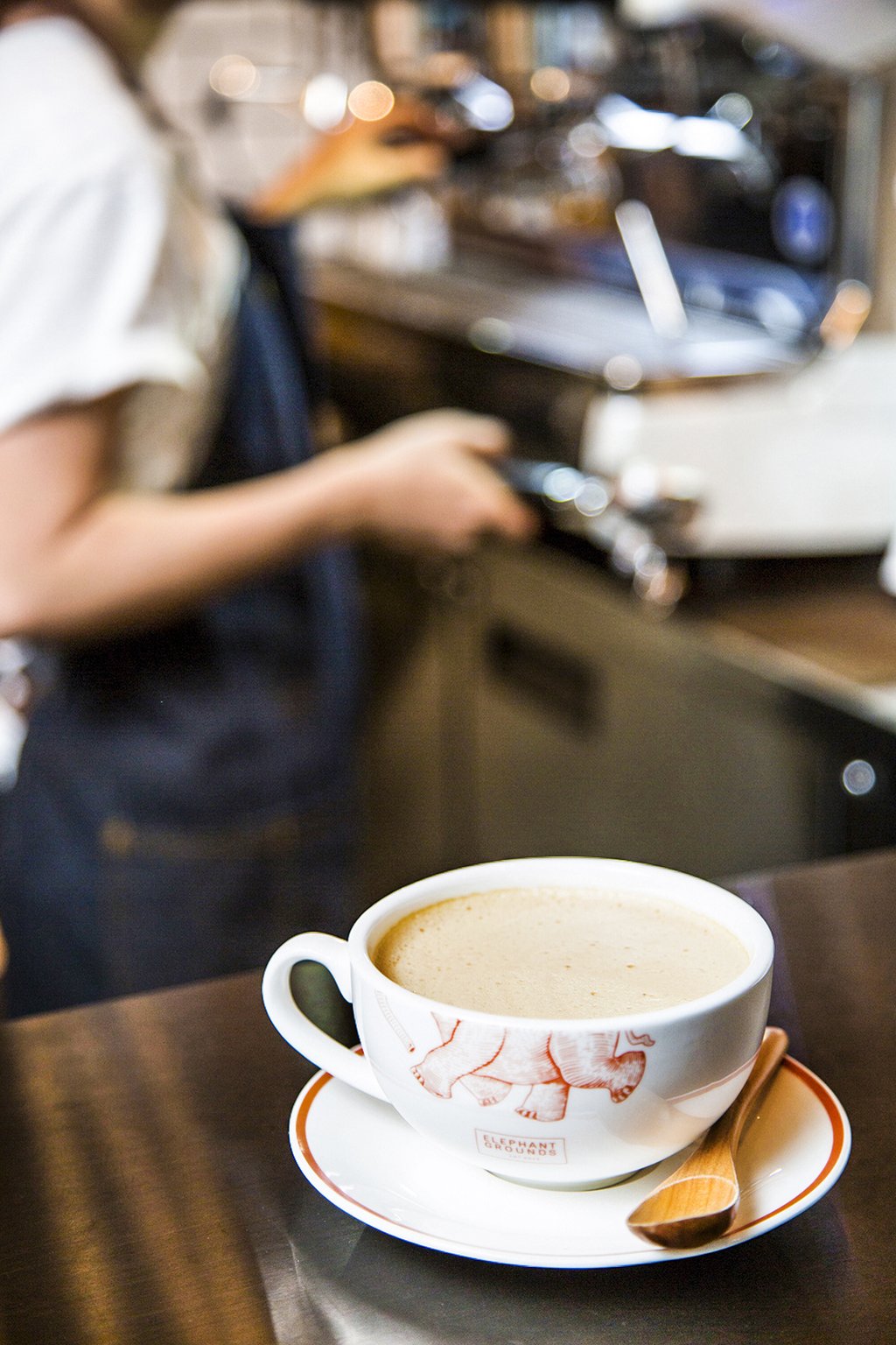 Bulletproof coffee is served at Elephant Grounds Coffee shop in Sheung Wan, Hong Kong on 26 August 2014 Photo: BROADSHEET FITNESS