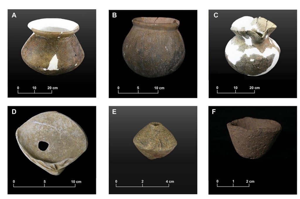 Neolithic artefacts discovered in Hong Kong. Photo: The Journal of Island and Coastal Archaeology Neolithic artefacts discovered in Hong Kong. Photo: The Journal of Island and Coastal Archaeology