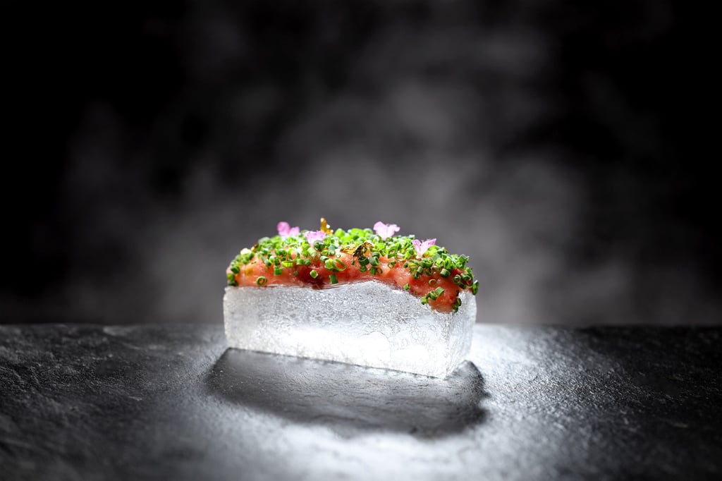Crystal sushi with tuna tartar. Photo: Whisk