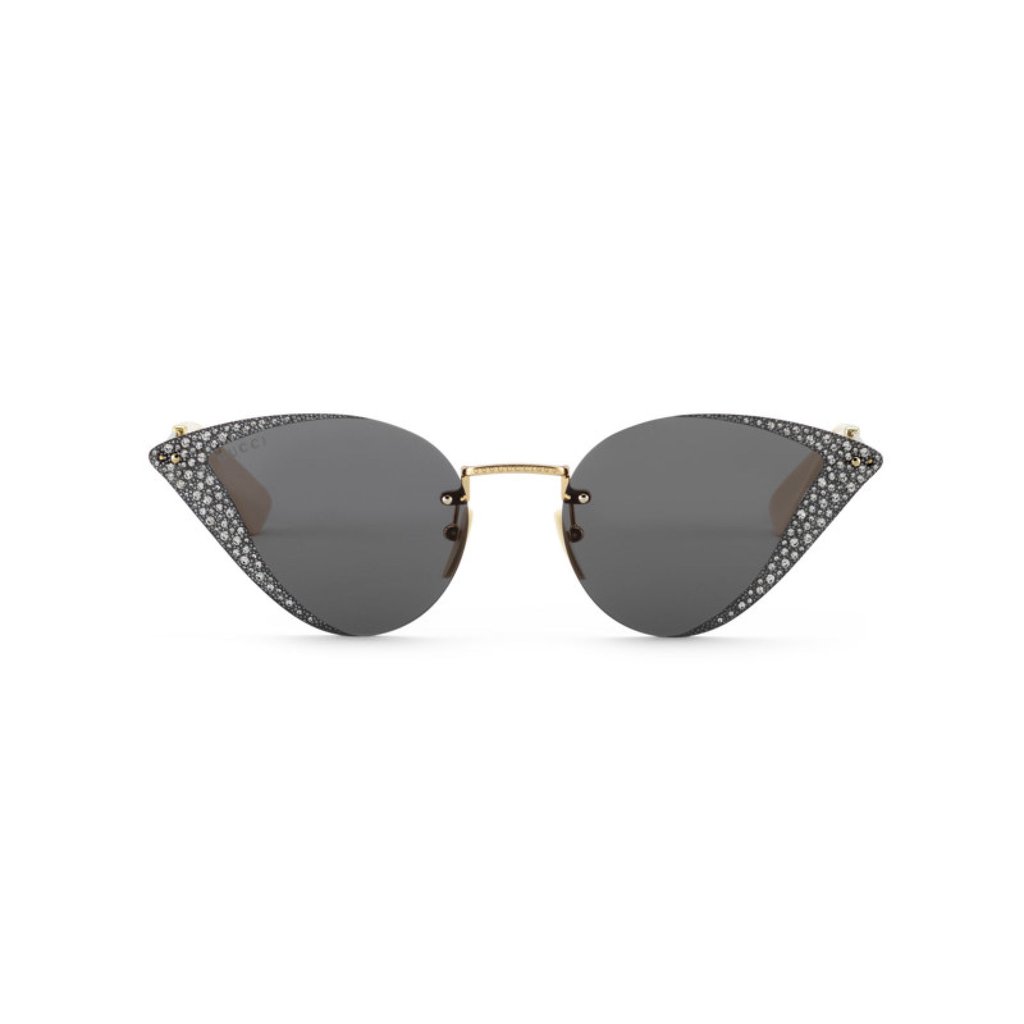 Gucci Geometric sunglasses with crystals, HK$8,080. Photo: Gucci