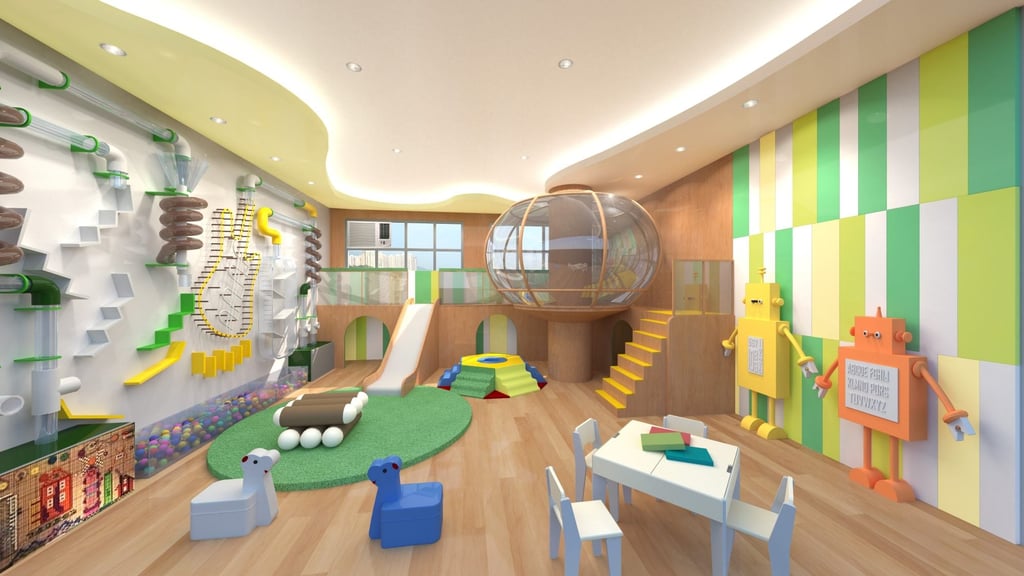The Wellness Lodge will have an indoor children’s playground. Photo: Handout
